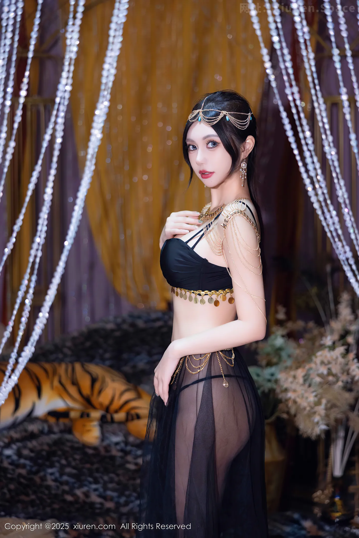 图片[6]-[XiuRen秀人网] VOL.10018 女神绮里嘉ula性感黑色轻透长裙露黑色内衣秀曼妙身姿诱惑写真79P-秀人网官方网站